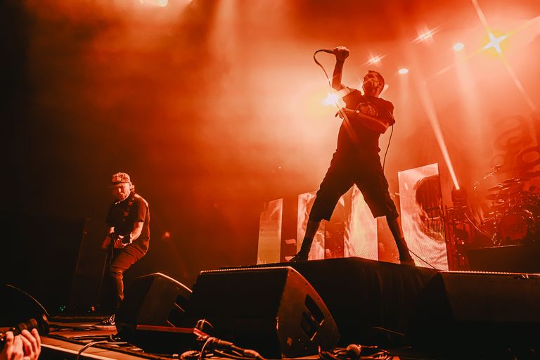 Lamb of God performing live at AEC Theatre in Adelaide